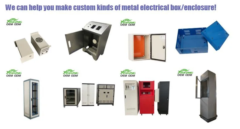 Sheet Metal Box 43u 27u Select Server Cabinet Mesh Front Door Enclosure Fabrication