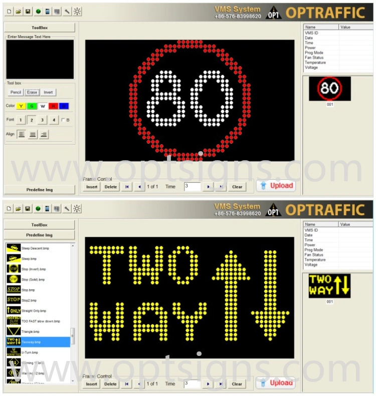 Motorway Highway Speedway Informative LED Traffic Displays