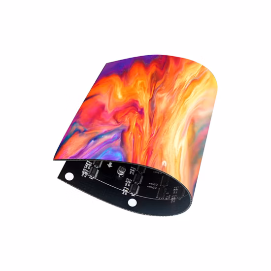 Indoor Full Color Advertising P2 P2.5 P3 P4 Curved Round Circular Curve Convex Flexible Module LED Video Wall Display Screen