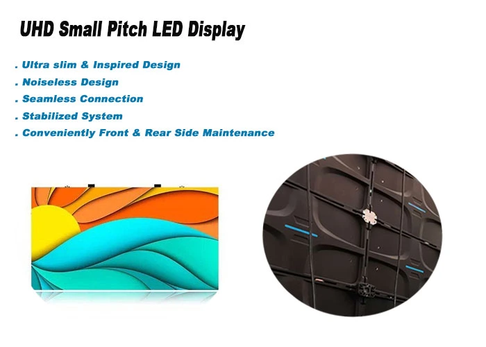Front-Access P1.2 P1.5 Fine Pitch LED Video Wallpanel HD LED Display for Traffic Centre